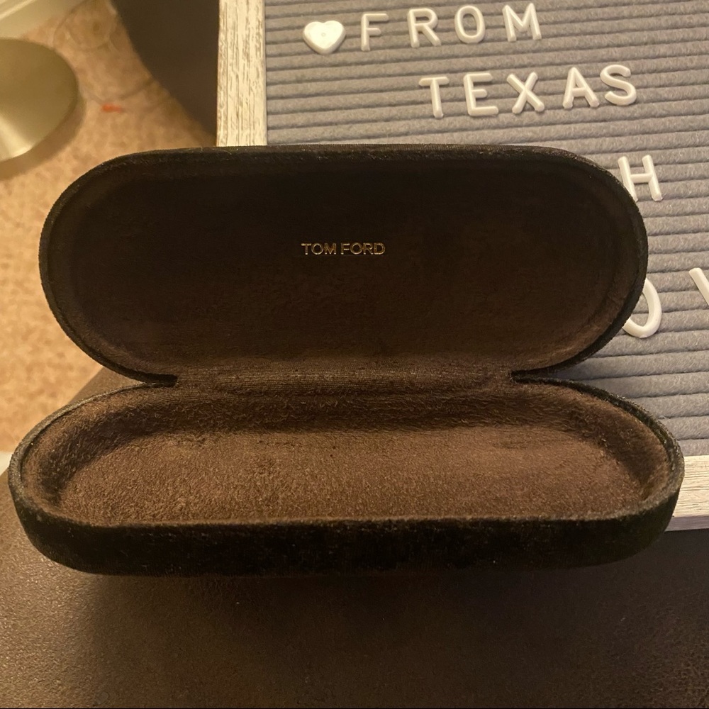 Tom Ford Medium Dark Brown Sunglasses Empty Hardc… - image 2